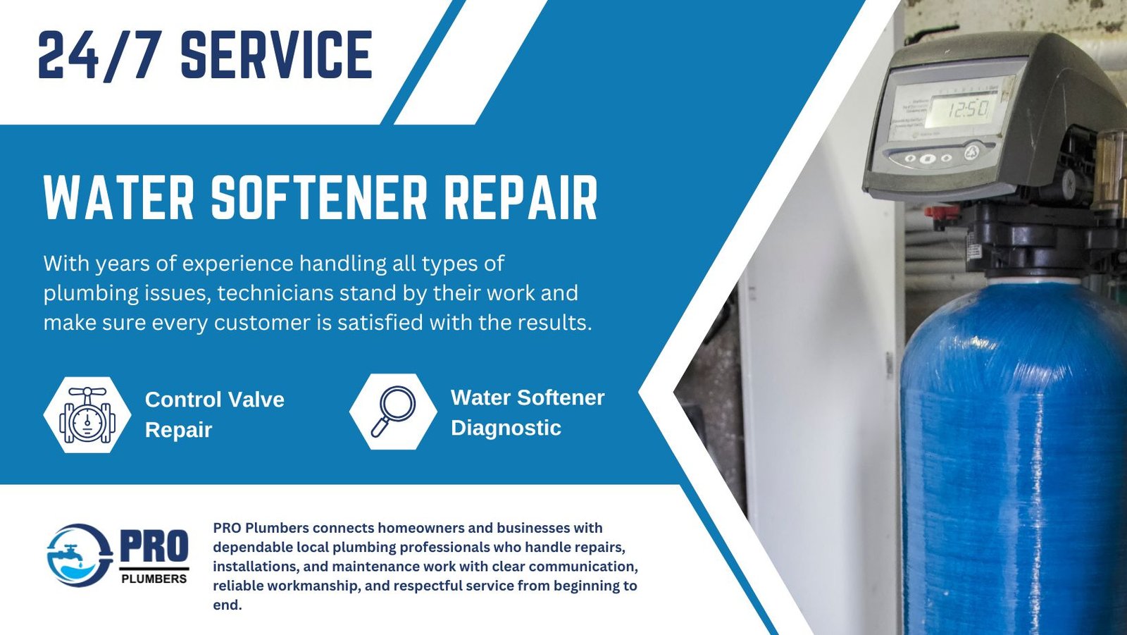 Water softener repair in Longview, TX
